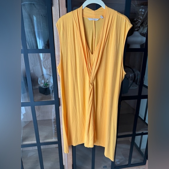 Soft Surroundings Tops - Soft Surroundings Tunic Top Marigold Tank modal sleeveless knot twist